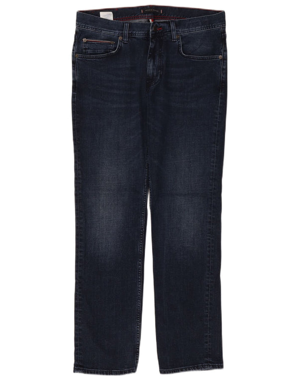 Tommy Hilfiger Uomo Mercer Regular Fit Jeans dritti W32 L30 Blu Navy