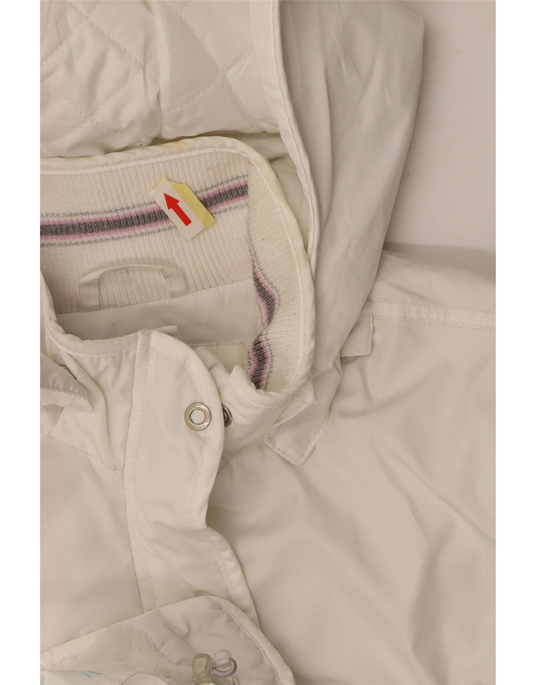 Giacca a vento con cappuccio per ragazze CHAMPION 13-14 anni XL poliestere bianco