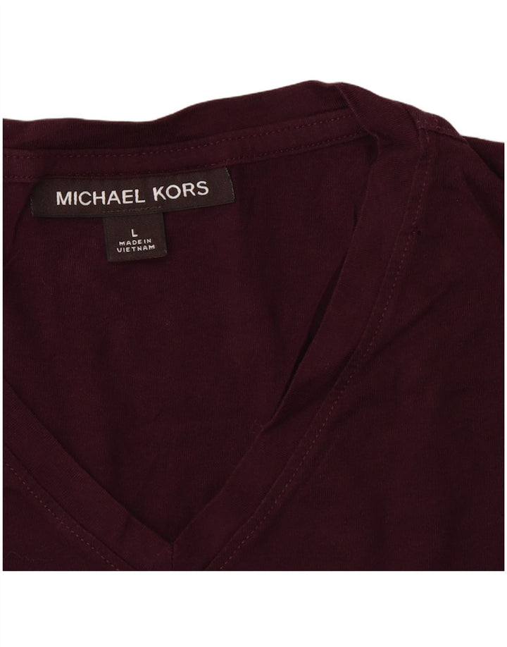 MICHAEL KORS Maglietta da uomo Top Large Bordeaux