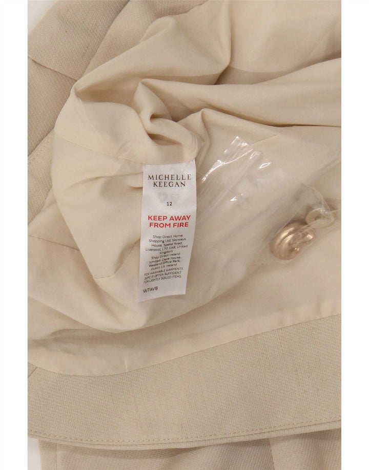 Abito lungo senza maniche da donna Michelle Keegan UK 12 Poliestere beige medio