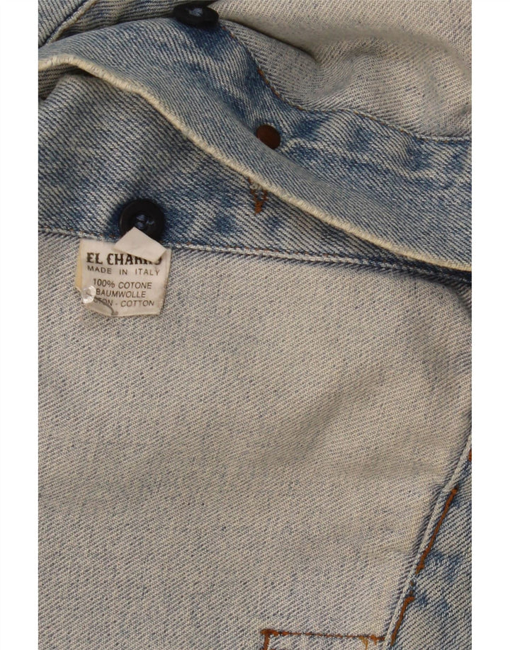 Giacca di jeans da uomo El Charro UK 42 XL Cotone blu