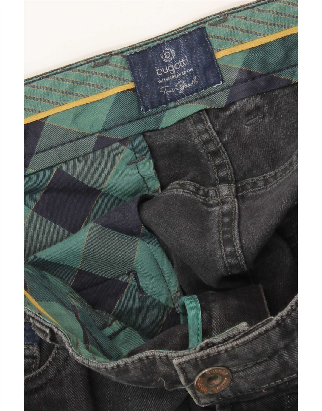 Jeans dritti da donna Bugatti W34 L31 Grigi