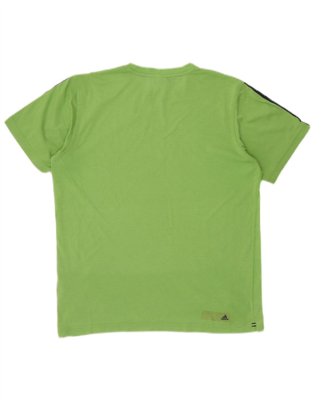 T-shirt grafica ADIDAS da uomo Climalite Top in cotone verde medio