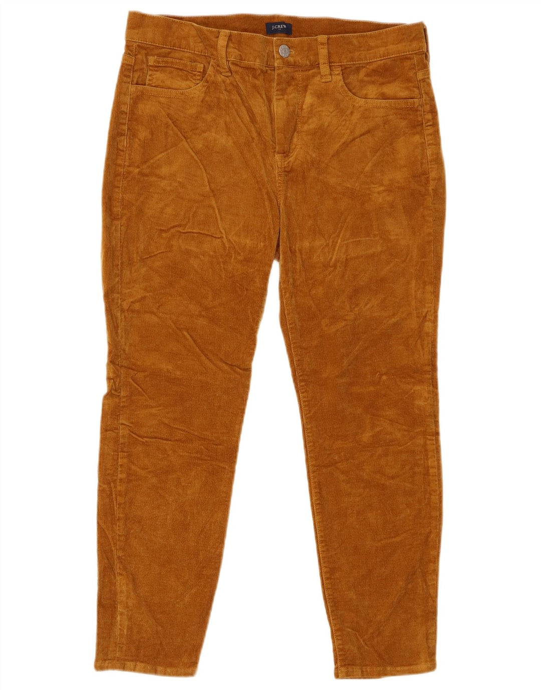 Pantaloni skinny in velluto a coste skinny da donna J. Crew W29 L24 in cotone marrone
