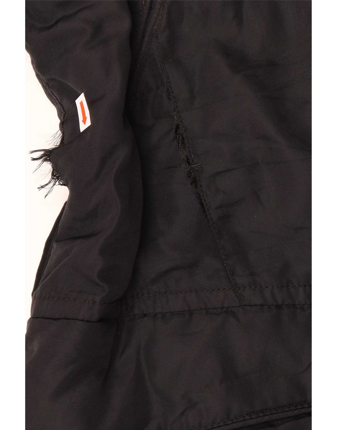 PEUTEREY Cappotto imbottito con cappuccio da donna IT 46 Large Nero Poliammide