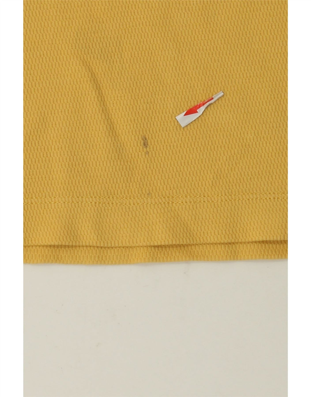 T-shirt da uomo vestibilità regolare Massimo Dutti in cotone giallo medio