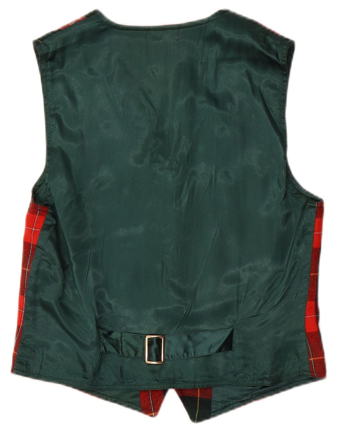 Gilet Bambina Laura Biagiotti 9-10 Anni Lana Check Rosso