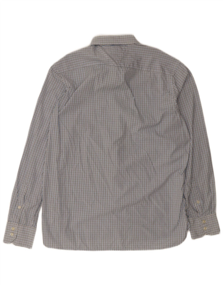 Camicia da uomo Tommy Hilfiger a quadri grandi in cotone blu