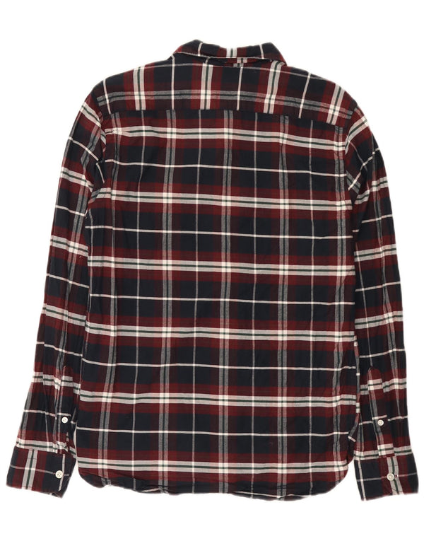 Camicia Levi's da uomo in flanella di cotone a quadri neri piccoli