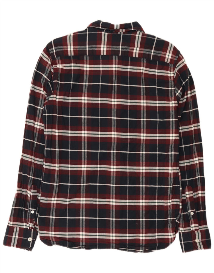 Camicia Levi's da uomo in flanella di cotone a quadri neri piccoli