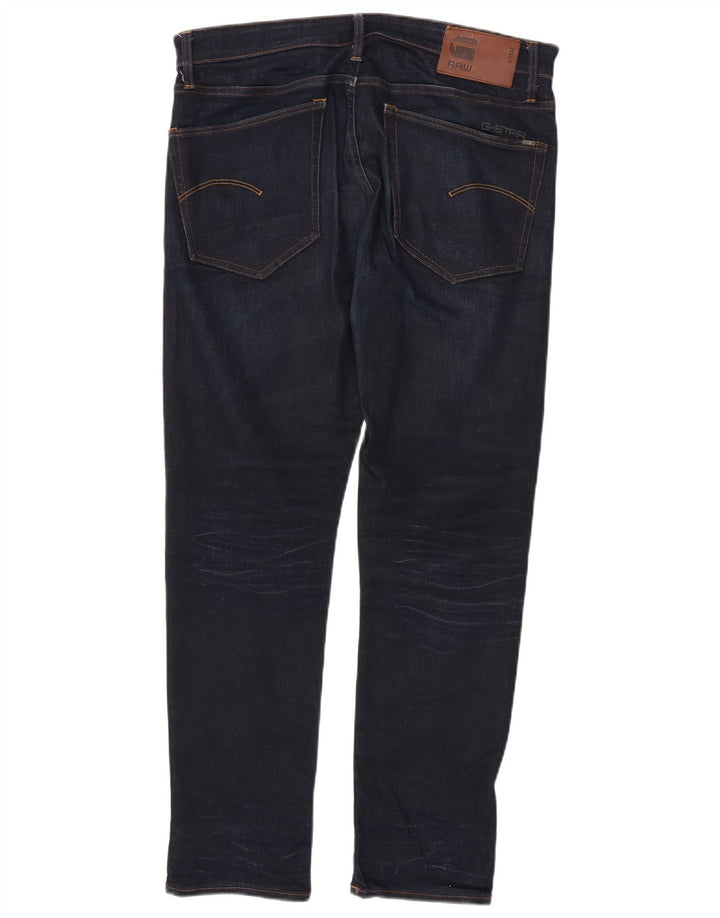 Jeans dritti da uomo G-STAR W34 L32 cotone blu navy