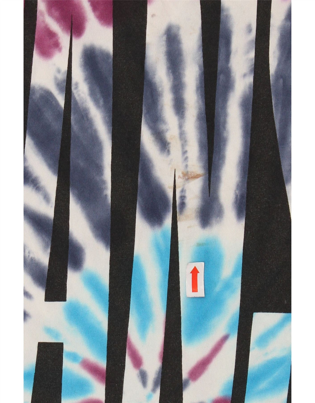 T-shirt grafica da uomo VANS Top in cotone tie-dye medio multicolore