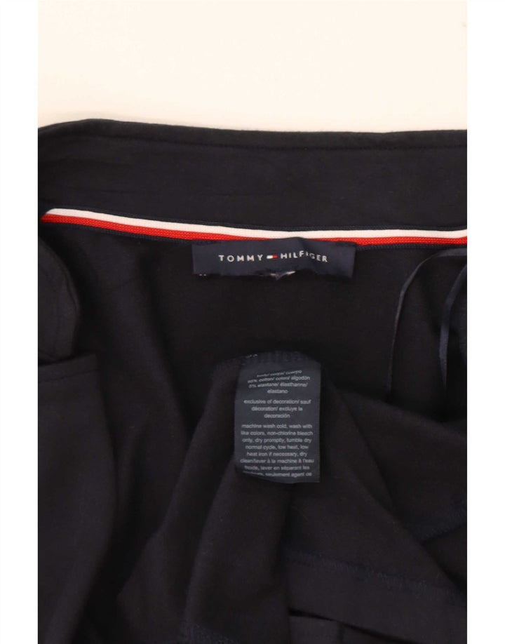 Giubbotto bomber da donna Tommy Hilfiger UK 14 cotone blu navy medio
