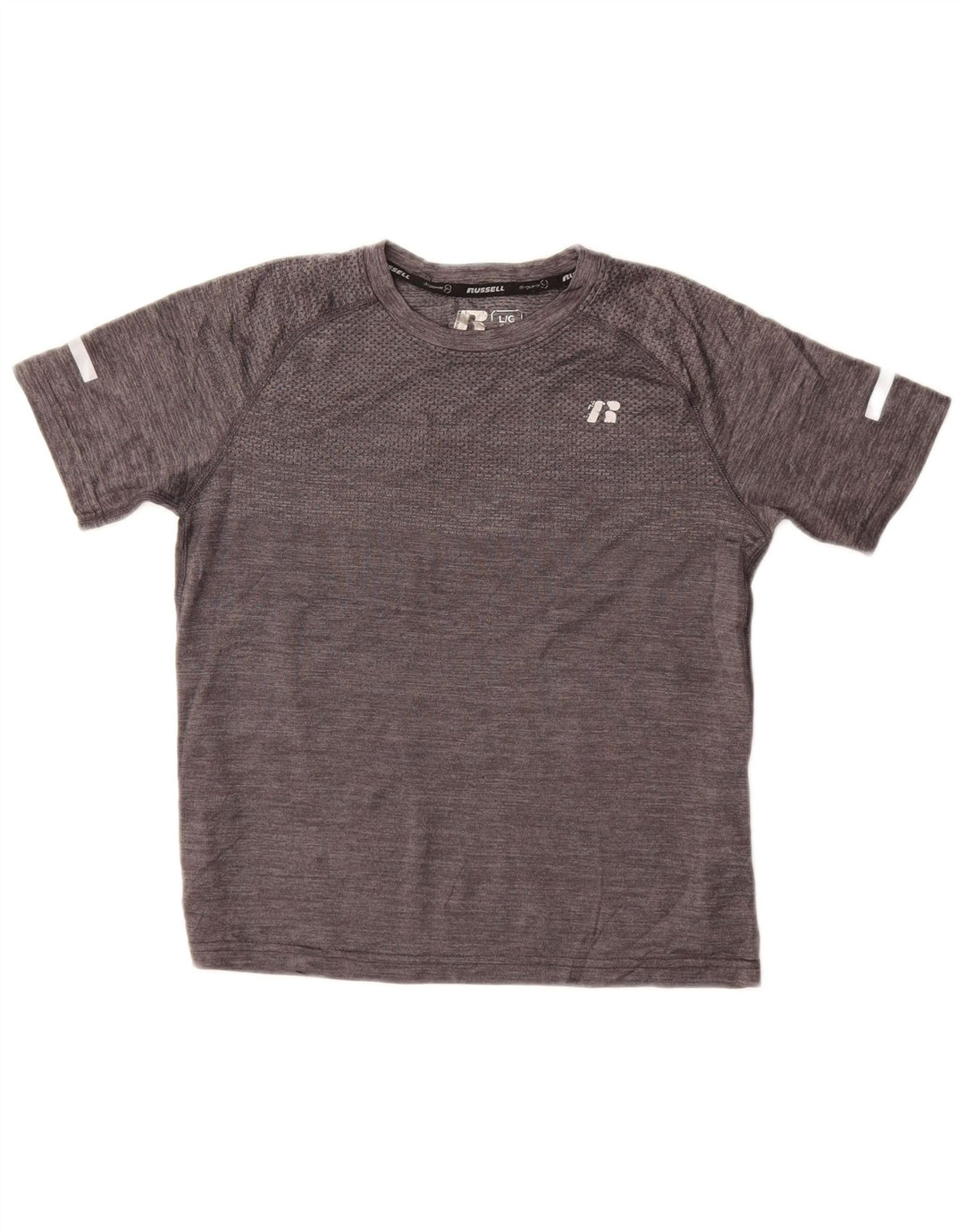 Maglietta da ragazzo Russell Athletic Top 11-12 anni Large in nylon grigio