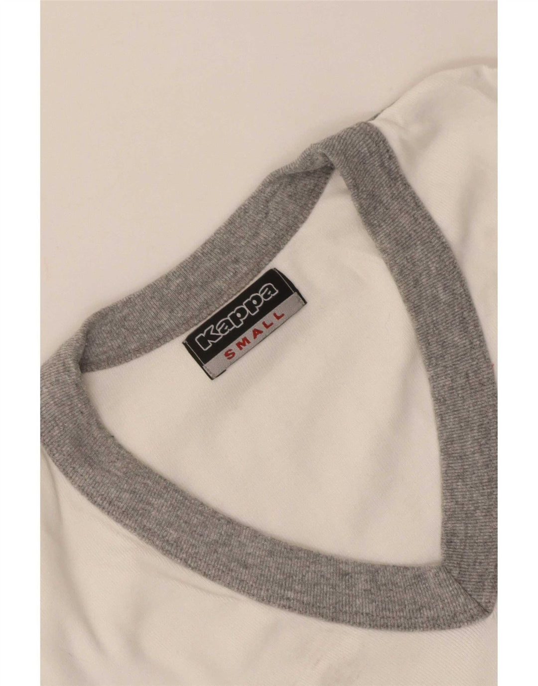 Maglietta Kappa da donna Top UK 8 Small White Colourblock