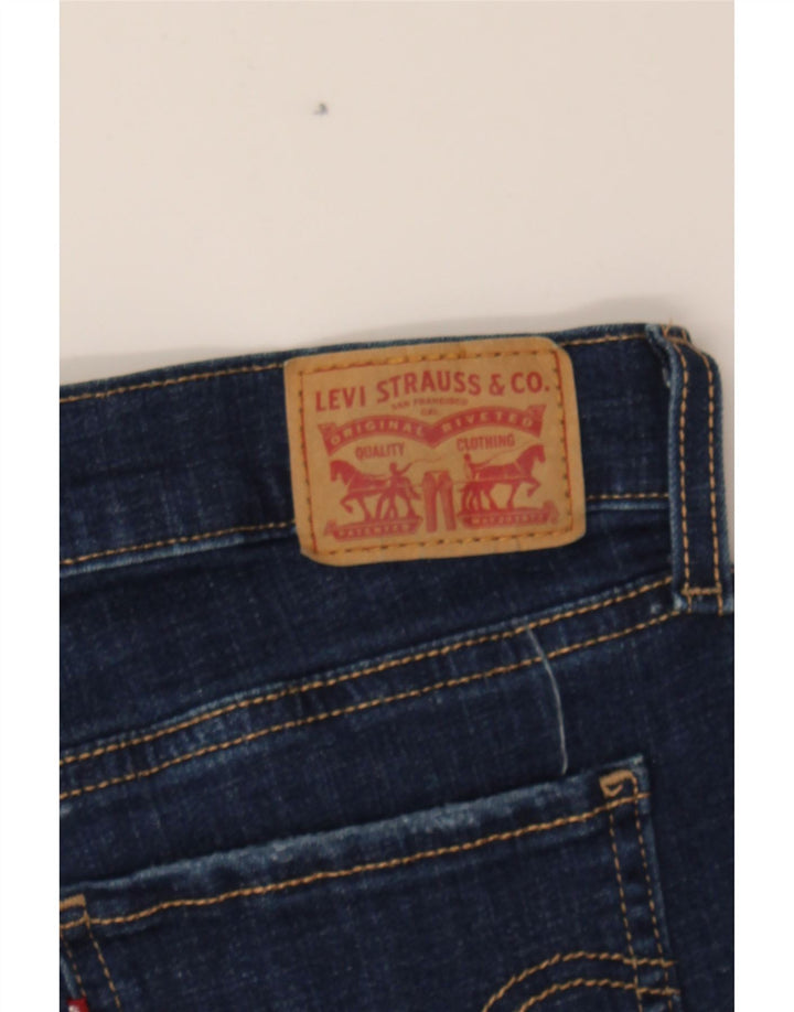 LEVI'S Womens Denim Shorts W27 Small  Navy Blue Cotton Vintage Levi's and Second-Hand Levi's from Messina Hembry 