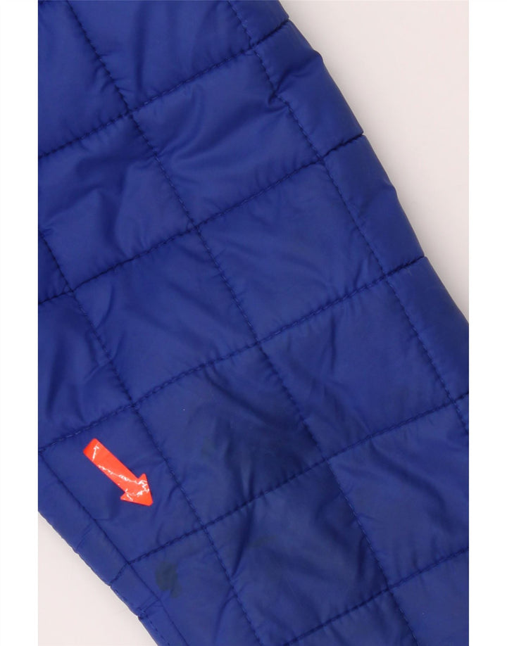 Giacca imbottita con cappuccio da donna Superdry UK 10 Small nylon blu