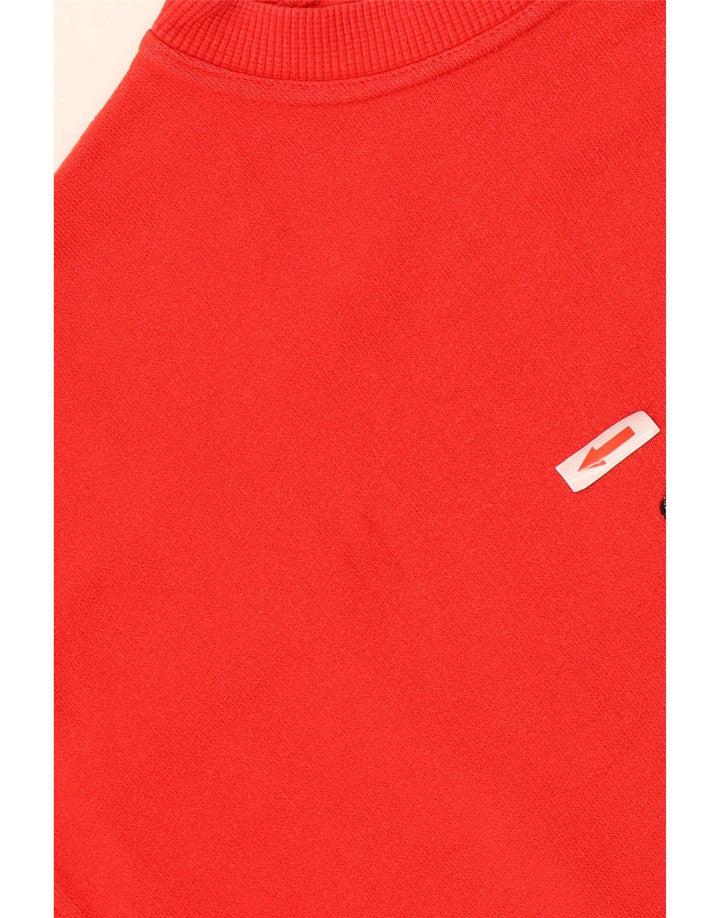 Felpa Grafica Uomo Trussardi Jeans Rosso Medio Cotone