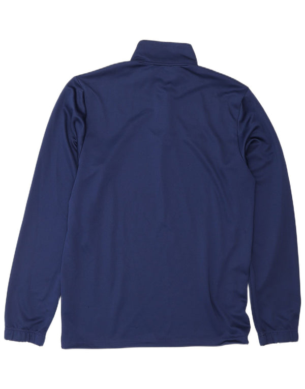Top da tuta ADIDAS Aeroready Zip Neck Pullover blu navy medio