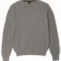 Maglione maglione girocollo da uomo Massimo Dutti grande cotone grigio