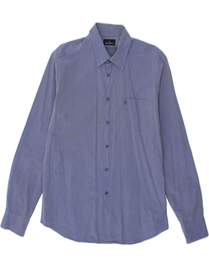 CONTE OF FLORENCE Mens Shirt XL Blue Cotton Vintage Conte of Florence and Second-Hand Conte of Florence from Messina Hembry 