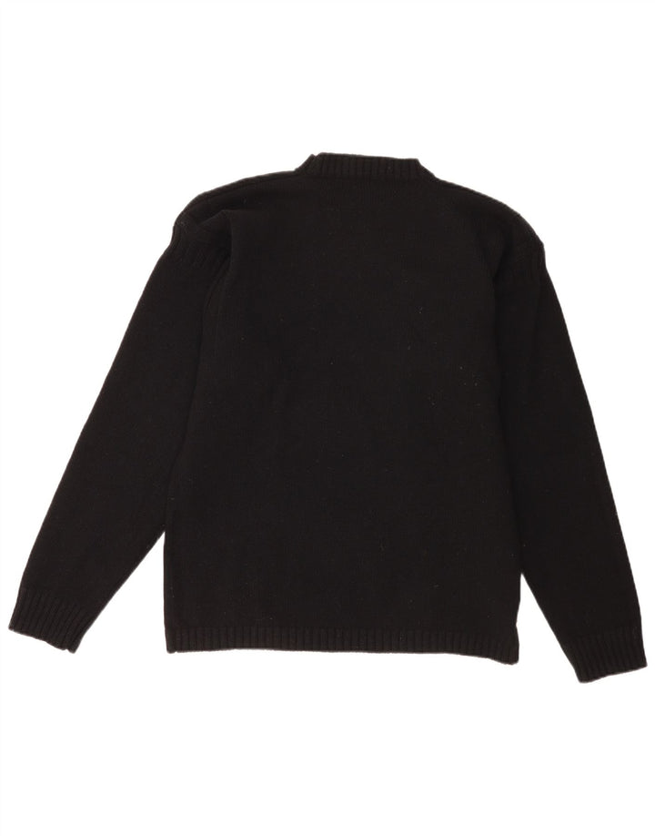 Levi's Uomo Maglione Girocollo Maglione Grande Lana d'agnello Nera