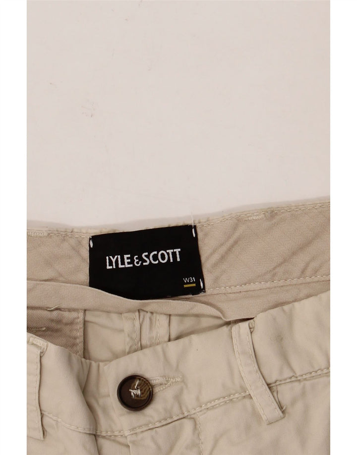 Pantaloncini chino da uomo Lyle & Scott W31 beige medio
