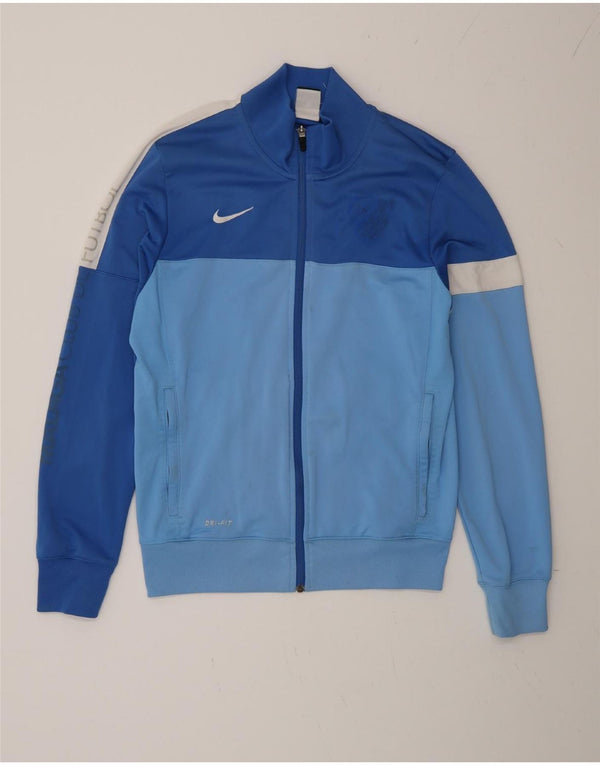Giacca da ginnastica grafica da donna Nike Small Blue Colourblock Sports