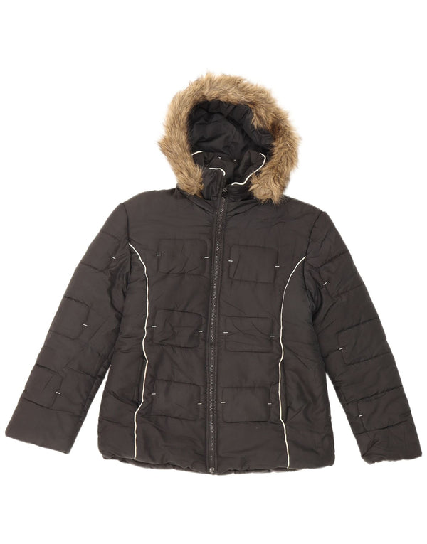 Giacca imbottita con cappuccio Columbia Vertex da donna UK 4 XS Nera
