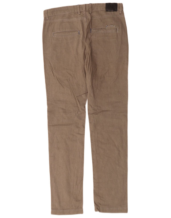 Pantaloni chino slim da uomo Zara EU 38 Small W30 L31 Marrone