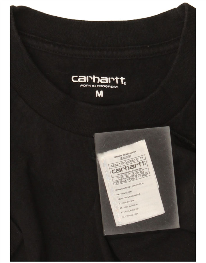 T-shirt grafica da uomo Carhartt Top in cotone nero medio