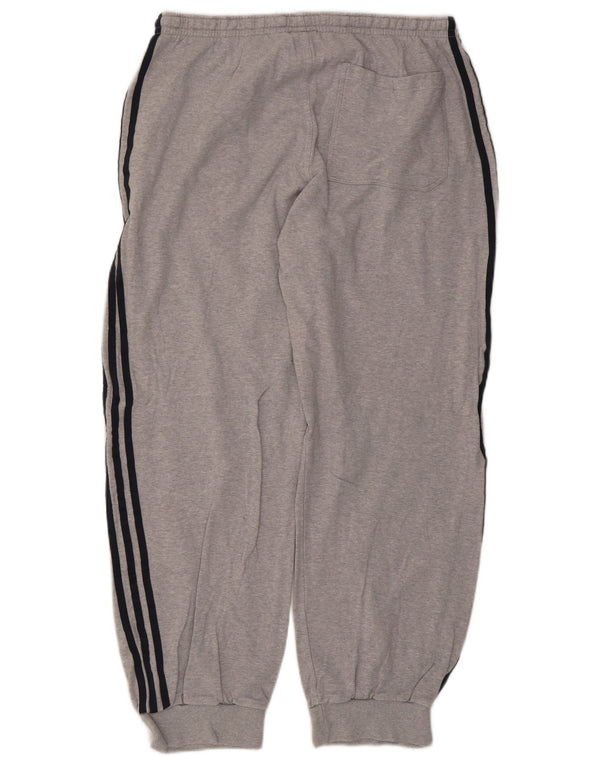 Pantaloni da tuta da uomo Adidas Joggers UK 46/48 XL Cotone chiazzato grigio