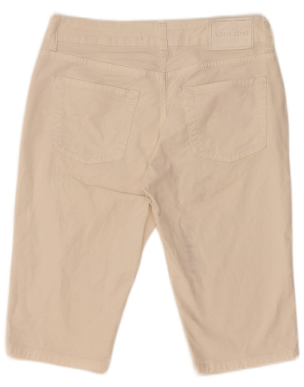 Pantaloncini di jeans da donna Zara EU 38 piccoli W28 cotone beige