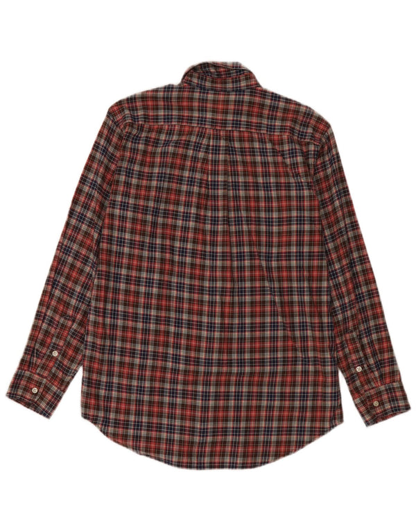 Camicia Ralph Lauren per ragazzi in flanella 15-16 anni XL in cotone a quadri rossi