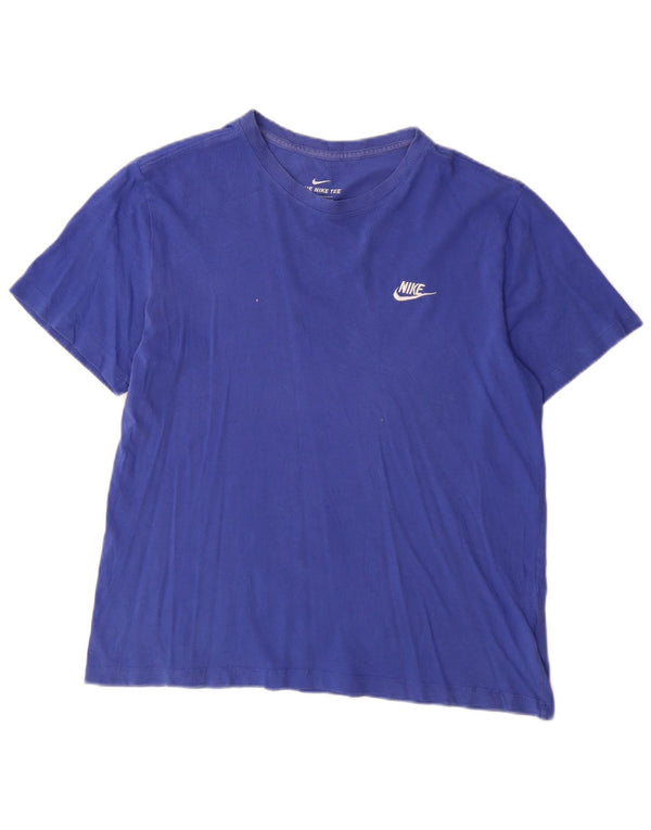 T-shirt da donna Nike Top UK 16 grande cotone blu