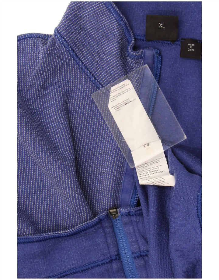 Giacca da ginnastica da uomo Hugo Boss XL in cotone blu