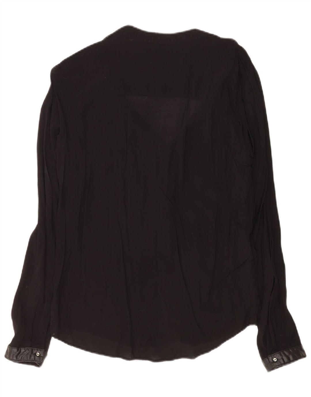 Camicetta a maniche lunghe da donna Zara UK 14 grande nera