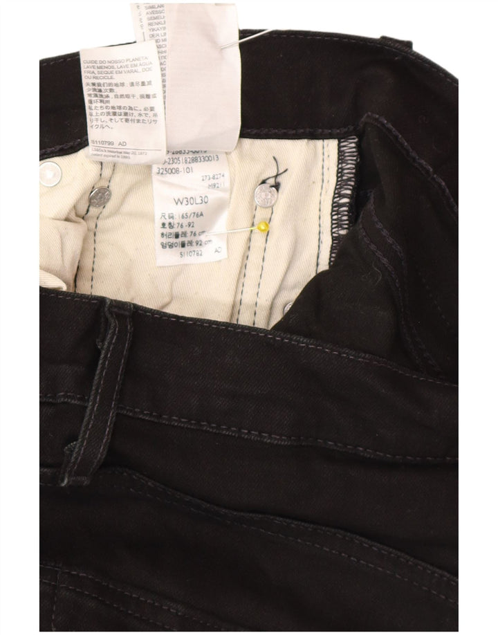 Jeans slim da uomo Levi's W30 L30 cotone nero