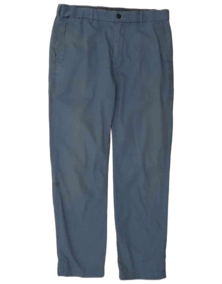 Pantaloni chino regolari Marks & Spencer da uomo blu Harbour W34 L31 blu