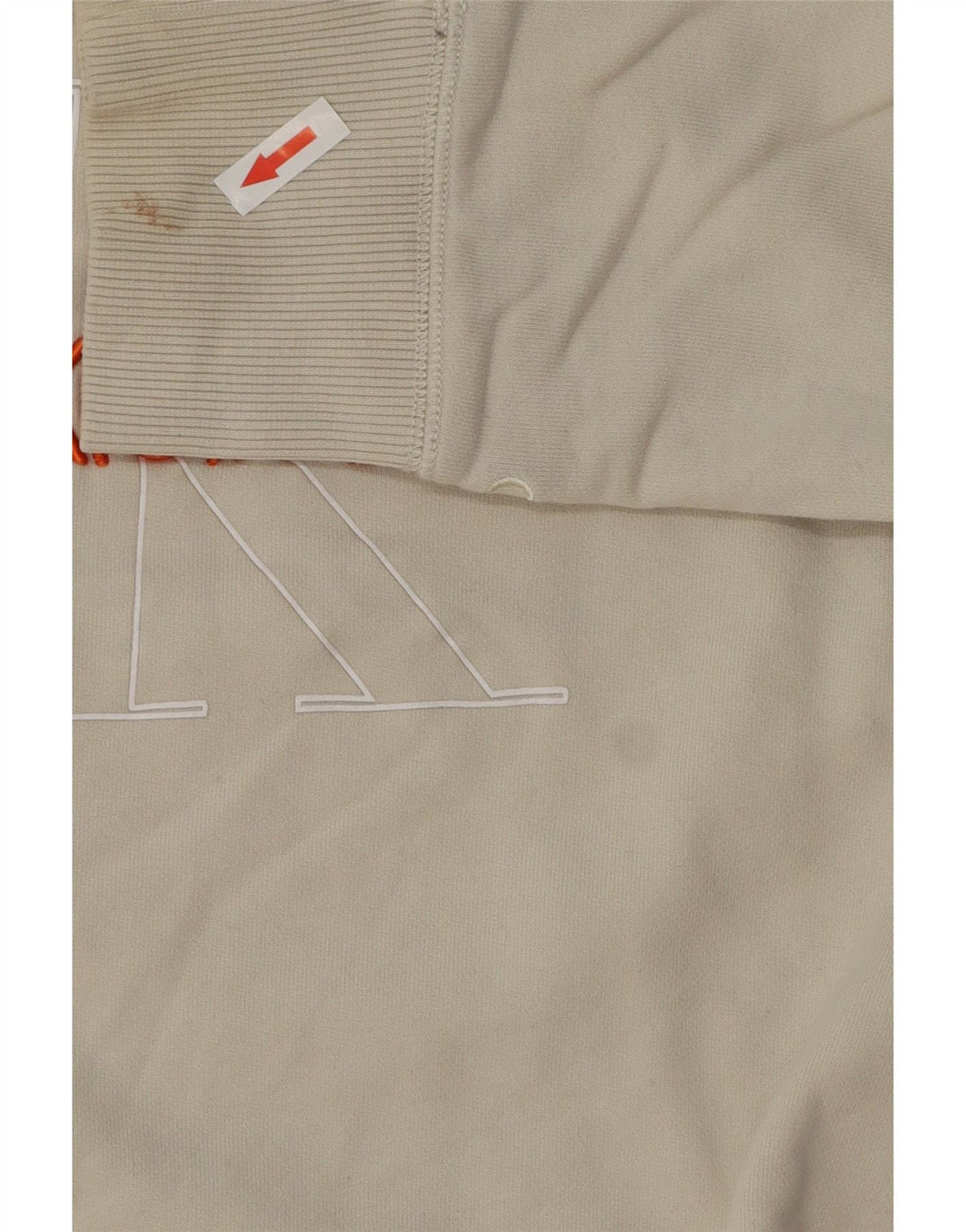 Calvin Klein Jeans Felpa grafica da uomo Maglione medio cotone bianco sporco