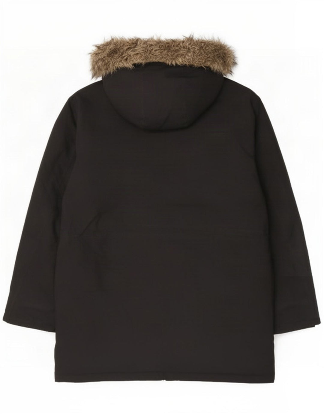 Giacca parka con cappuccio da uomo Jack & Jones UK 44 2XL poliestere nero