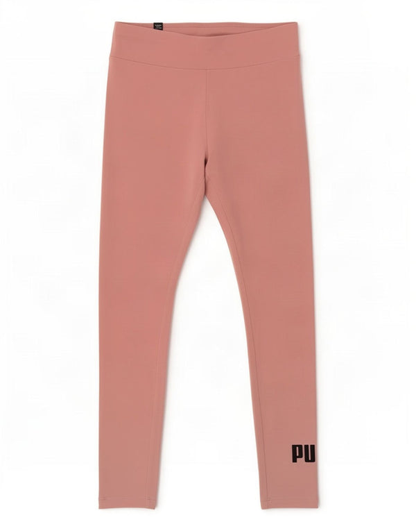 Leggings grafici da donna Puma UK 6 XS cotone rosa