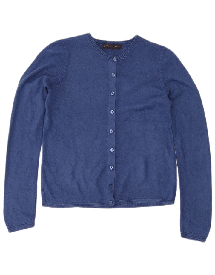 Maglione cardigan da donna Marks & Spencer UK 6 XS Blu