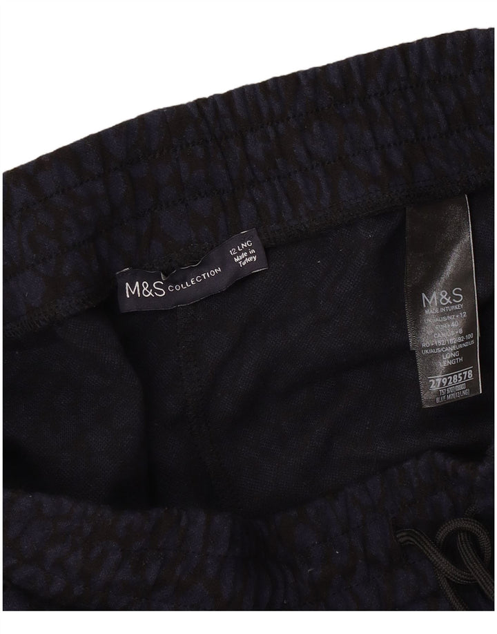 Pantaloni da tuta da donna Marks & Spencer Joggers UK 12 Blu medio