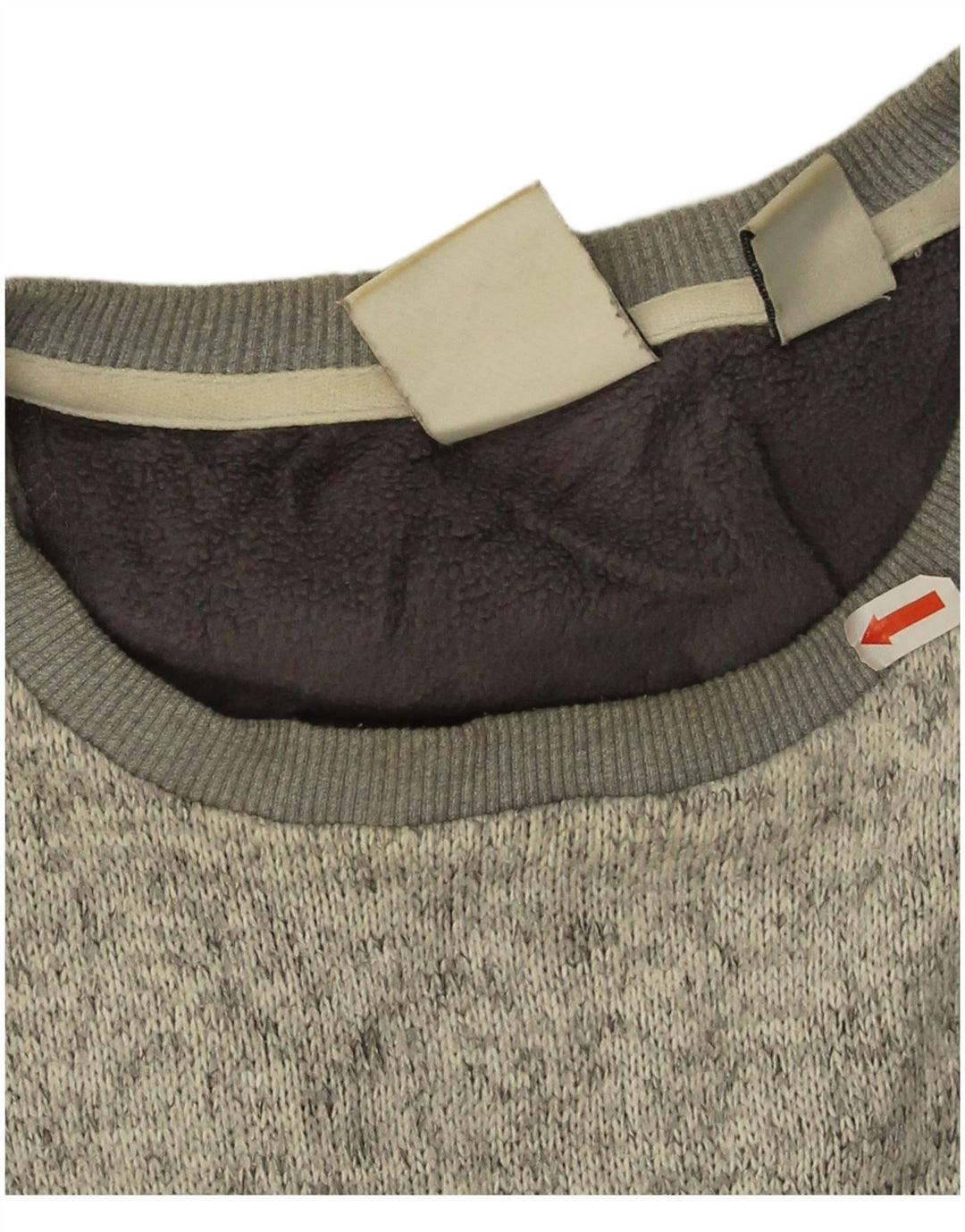 Felpa da uomo Quiksilver Maglione grande poliestere chiazzato grigio