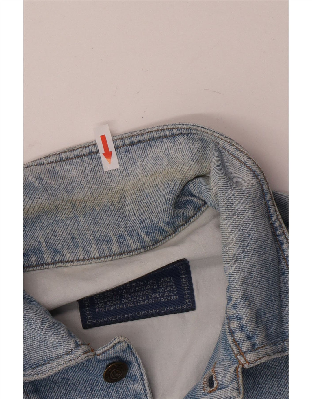 Giacca di jeans da uomo POP 84 UK 40 grande blu
