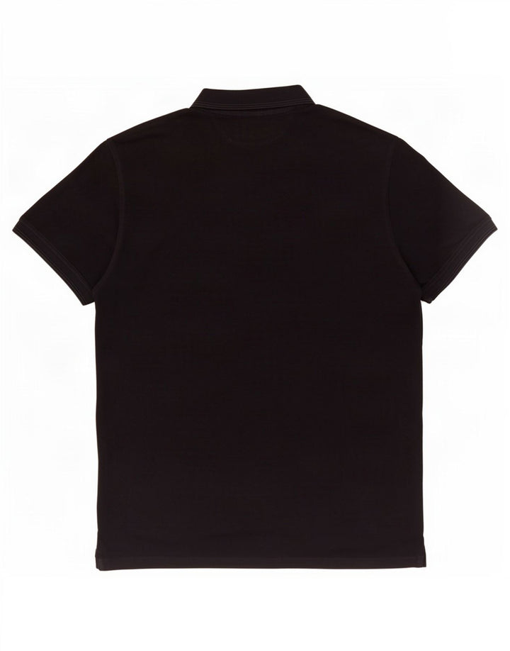 Polo da uomo Massimo Dutti XL in cotone nero