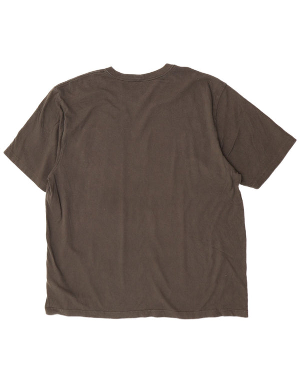 T-shirt Carhartt da uomo vestibilità ampia Top XL cotone kaki