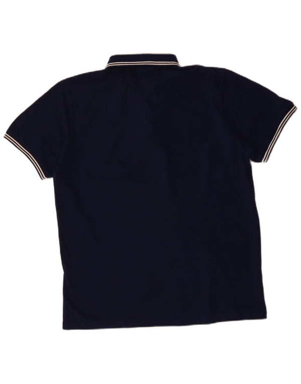 Polo da uomo Emporio Armani XL in cotone blu navy
