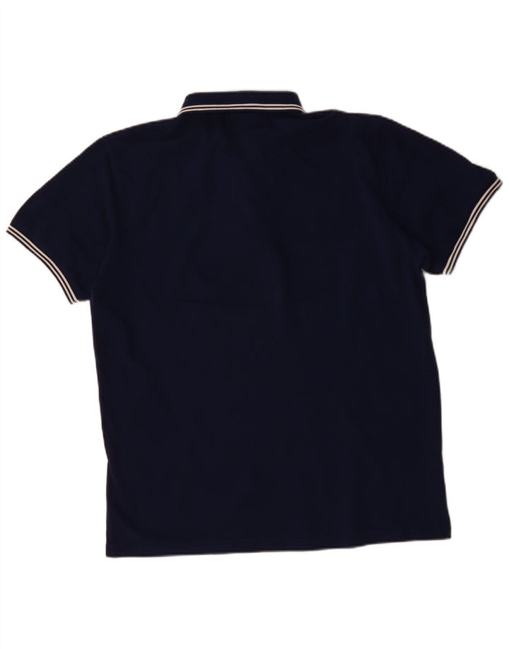 Polo da uomo Emporio Armani XL in cotone blu navy